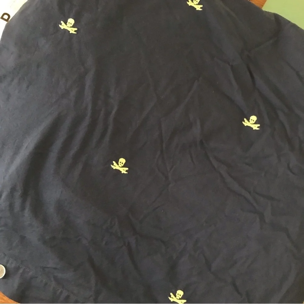 ☠️🛹VINTAGE Pottery Barn Skull & Skateboard Duvet Cover